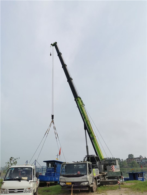 阳高县桥梁建设吊装案例